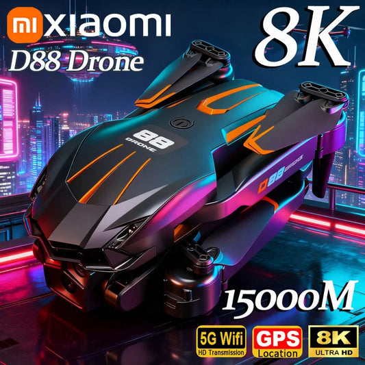 Xiaomi D88 Drone 8K Aerial HD Dual Camera Photography Intelligent Obstacle Avoidance Brushless Motor 5G WIFI GPS Return VR Drone